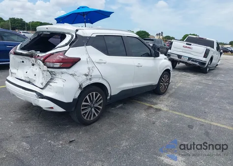 2021 Nissan Kicks Sv Xtronic Cvt из США, поврежденный, VIN 3N1CP5CV5ML470078